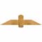 Ekena Millwork Eugene Rough Sawn Timber Gable Bracket, Western Red Cedar, 48"W x 12"H x 6"D x 6"F, 6/12 Pitch GBW048X12X0606EUG00RWR - alternate 1